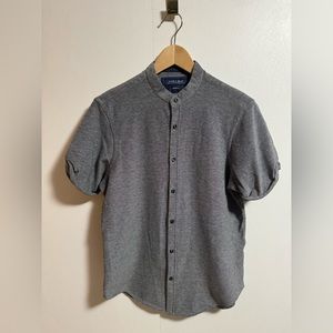 Zara mandarin collar button down knit